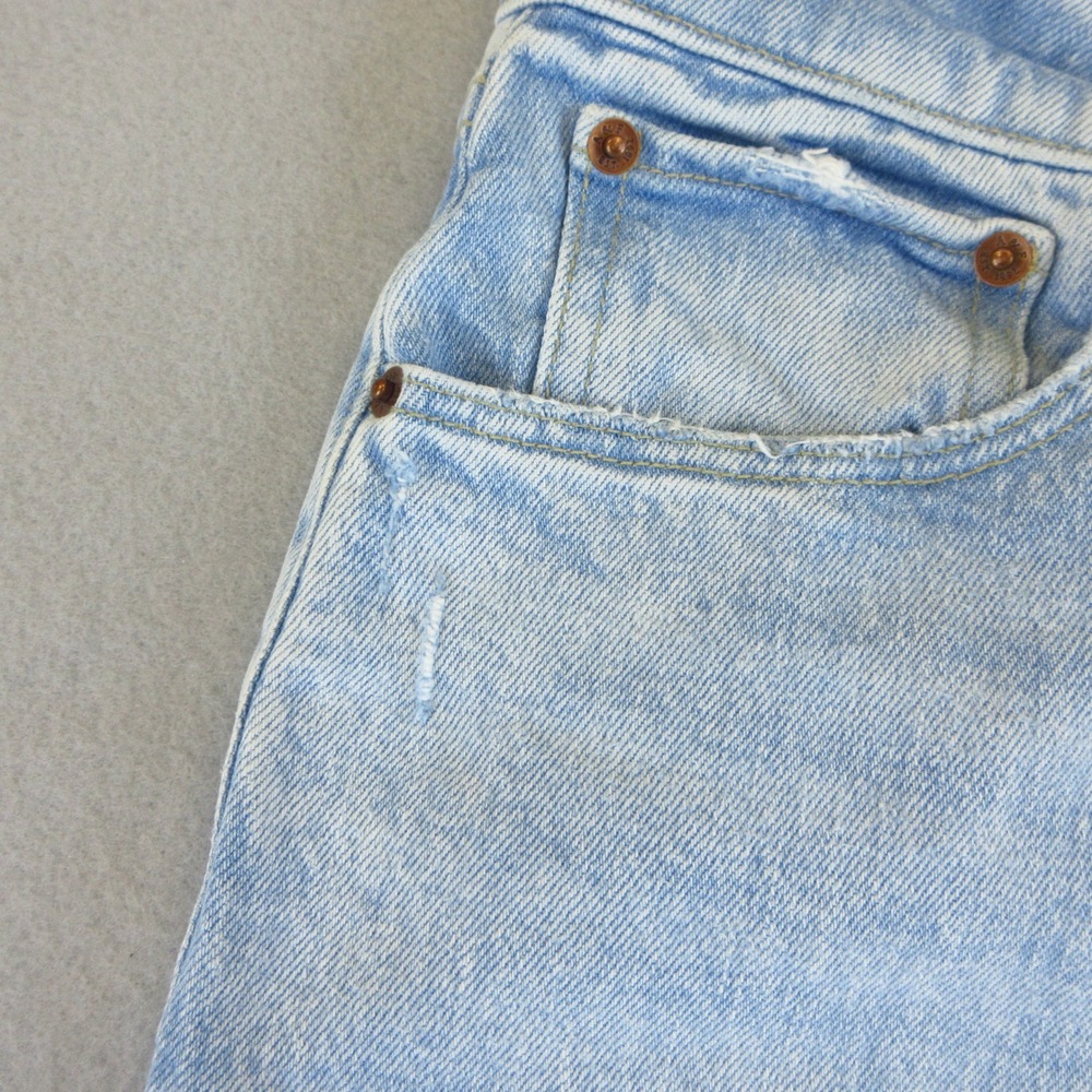 Abercrombie & Fitch Jeans Women 26/2S The Dad High Rise Light Blue Distressed - Picture 12 of 15